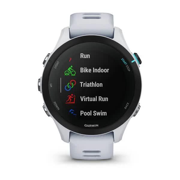 Garmin Forerunner 255S Music Smartwatch in Stone White
