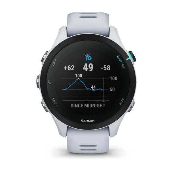 Garmin Forerunner 255S Music Smartwatch in Stone White