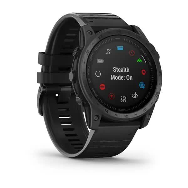 Garmin Tactix 7 Standard Edition Smartwatch in Black with Silicone Strap