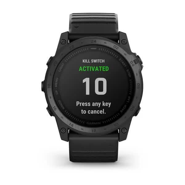 Garmin Tactix 7 Standard Edition Smartwatch in Black with Silicone Strap