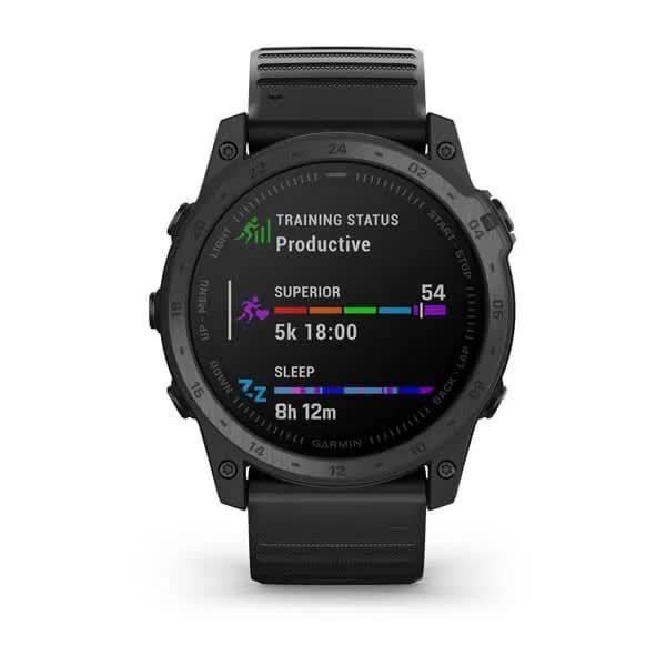 Garmin Tactix 7 Standard Edition Smartwatch in Black with Silicone Strap
