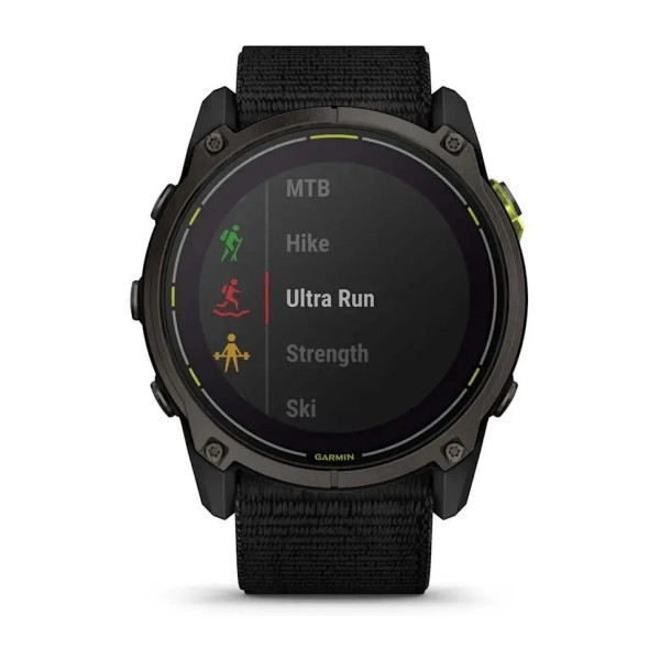 Garmin Enduro 3 Smartwatch with Black UltraFit Nylon Strap