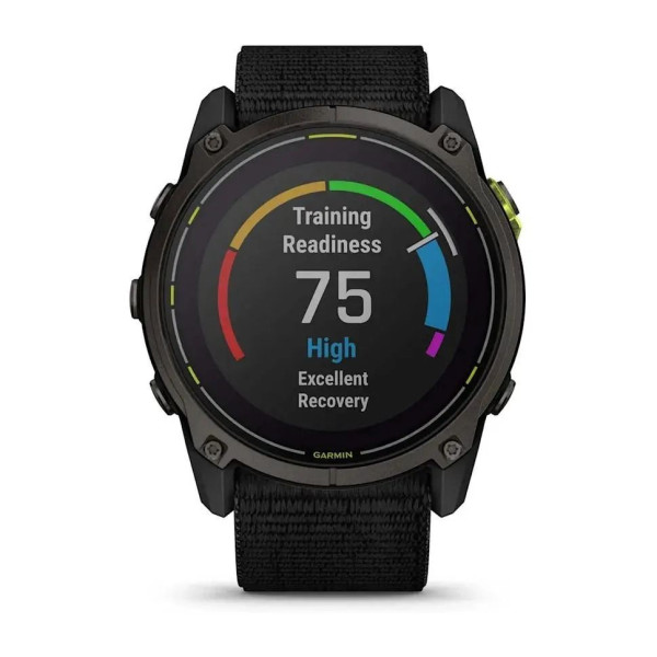 Garmin Enduro 3 Smartwatch with Black UltraFit Nylon Strap