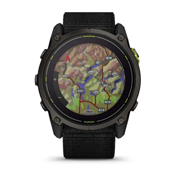 Garmin Enduro 3 Smartwatch with Black UltraFit Nylon Strap