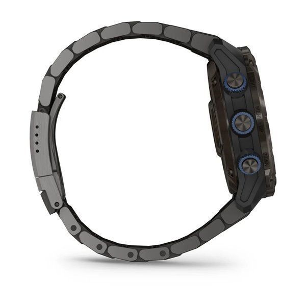 Смарт-годинник Garmin Descent Mk3i - 51 мм, титан Carbon Grey DLC з титановим браслетом