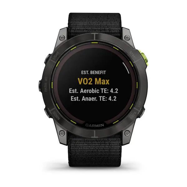Смарт-годинник Garmin Enduro 2 із чорним нейлоновим ремінцем