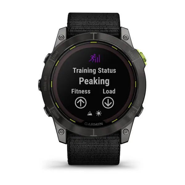Смарт-годинник Garmin Enduro 2 із чорним нейлоновим ремінцем
