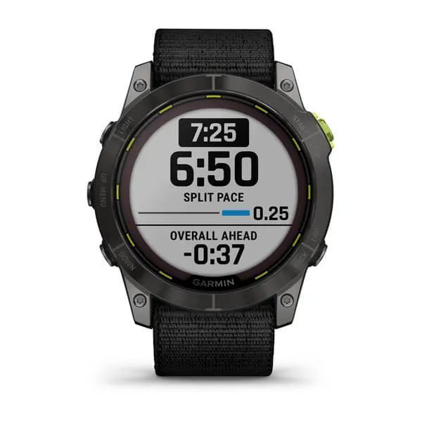 Смарт-годинник Garmin Enduro 2 із чорним нейлоновим ремінцем