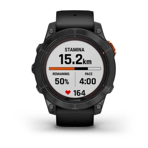 Смарт-годинник Garmin Fenix ​​7 Pro - Solar Edition - сланцево-сірі з чорним ремінцем