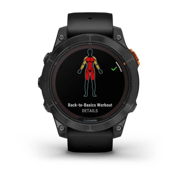 Смарт-годинник Garmin Fenix ​​7 Pro - Solar Edition - сланцево-сірі з чорним ремінцем
