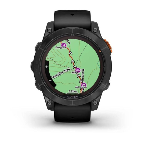 Garmin Fenix ​​7 Pro Smartwatch (Non-Wi-Fi) - Solar Edition - Slate Gray with Black Band