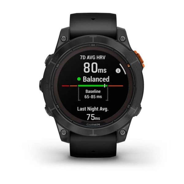 Garmin Fenix ​​7 Pro Smartwatch (Non-Wi-Fi) - Solar Edition - Slate Gray with Black Band