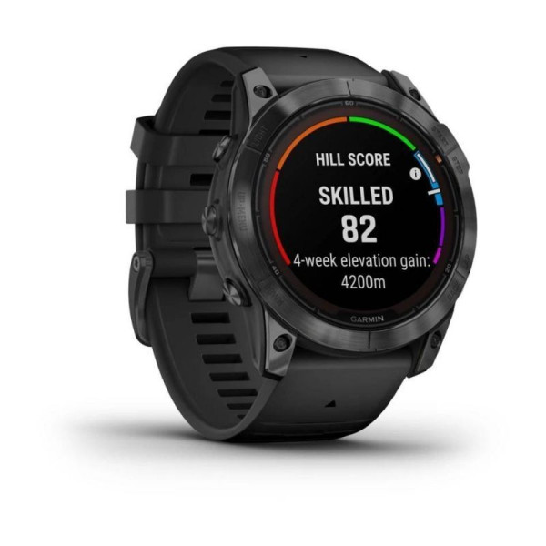 Garmin Fenix ​​7X Pro Solar Edition Smartwatch in Slate Gray with Black Band