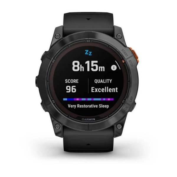 Garmin Fenix ​​7X Pro Solar Edition Smartwatch in Slate Gray with Black Band