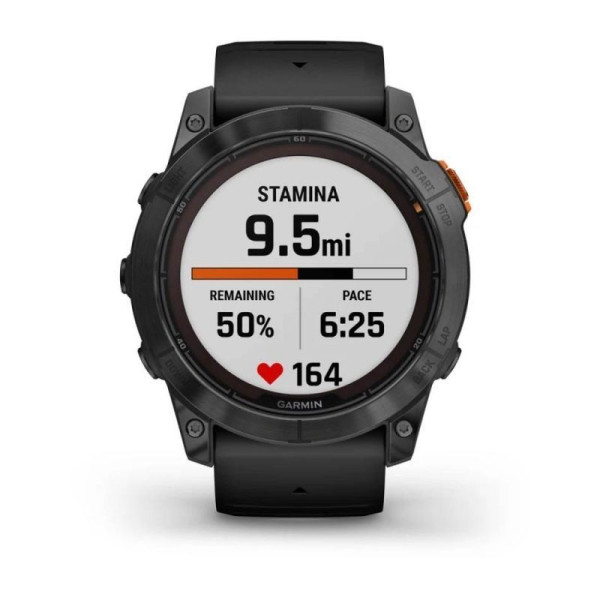 Garmin Fenix ​​7X Pro Solar Edition Smartwatch in Slate Gray with Black Band