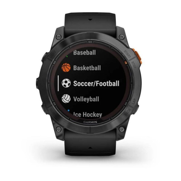 Garmin Fenix ​​7X Pro Solar Edition Smartwatch in Slate Gray with Black Band