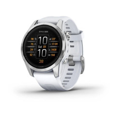 Garmin Epix Pro (Gen 2) - Standard Edition 42mm Smartwatch - Silver with Milky Quartz Strap