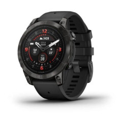 Garmin Epix Pro (Gen 2) - Sapphire Edition 47mm - Dark Gray DLC Carbon Titanium with Black Strap