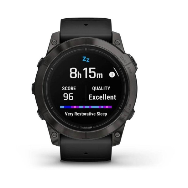 Garmin Epix Pro (Gen 2) - Sapphire Edition 51mm Smartwatch - Titanium Gray DLC Carbon with Black Strap
