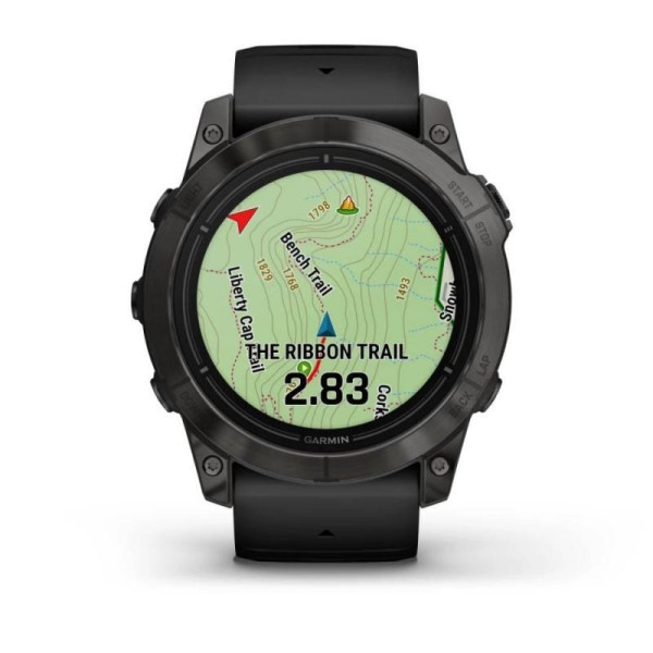 Garmin Epix Pro (Gen 2) - Standard Edition 51mm Smartwatch - Slate Gray with Black Strap