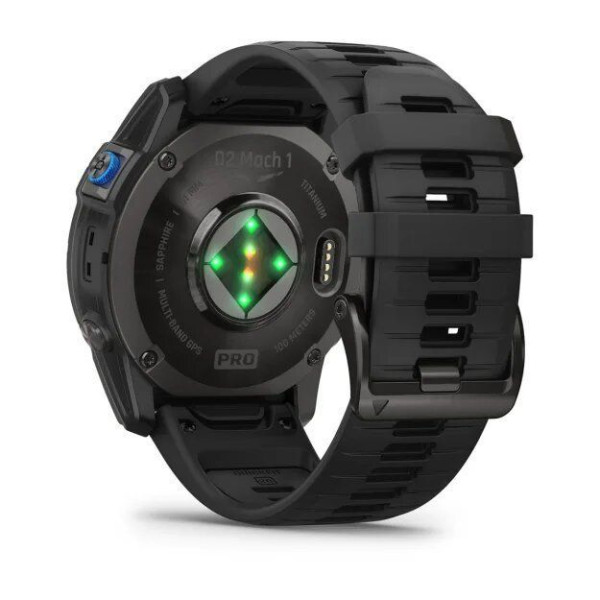 Garmin D2 Mach 1 Pro smartwatch with ventilated titanium bracelet
