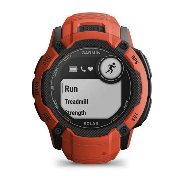 Смарт-годинник Garmin Instinct 2X Solar полум'яно-червоний