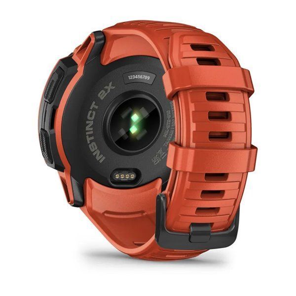 Смарт-годинник Garmin Instinct 2X Solar полум'яно-червоний