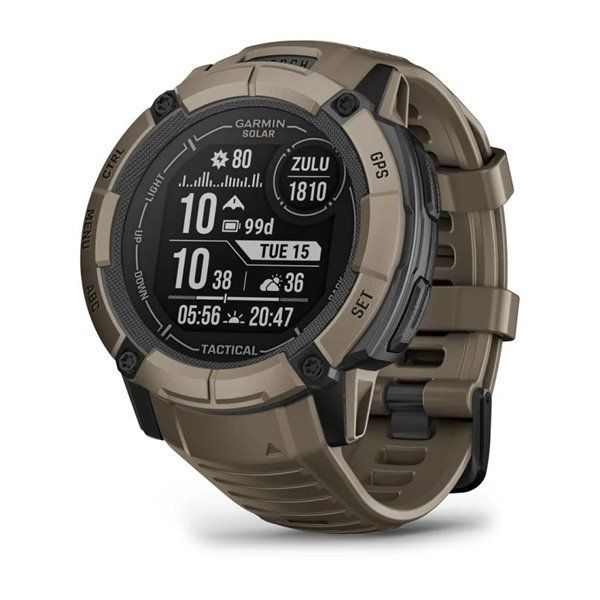 Смарт-часы Garmin Instinct 2X Solar Tactical цвета койот