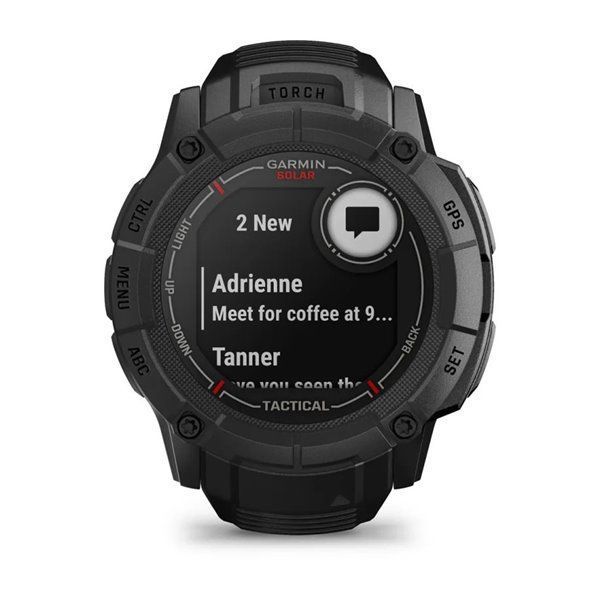 Смарт-годинник Garmin Instinct 2X Solar Tactical чорний