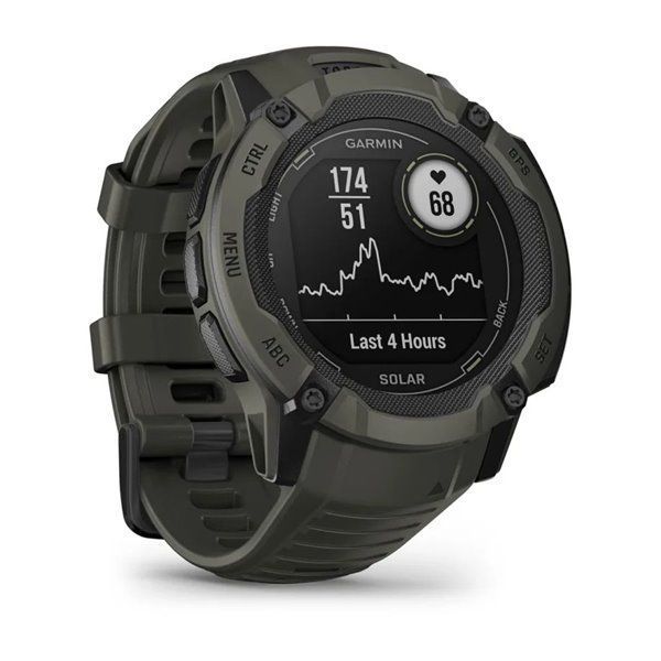 Смарт-годинник Garmin Instinct 2X Solar кольору моху