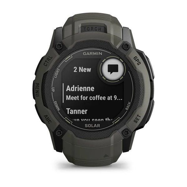 Смарт-годинник Garmin Instinct 2X Solar кольору моху