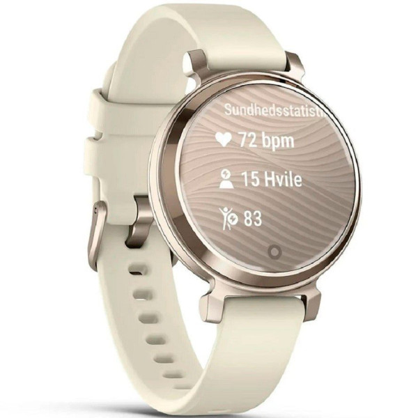 Смарт-часы Garmin Lily 2, кремовое золото, силиконовый ремешок кокосового цвета