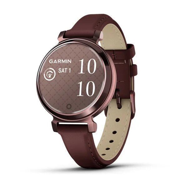 Смарт-часы Garmin Lily 2 Classic, темная бронза, кожаный ремешок цвета шелковицы