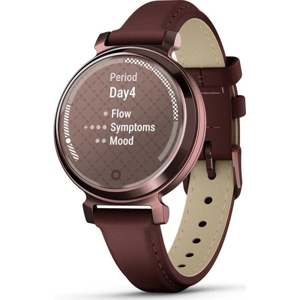 Смарт-часы Garmin Lily 2 Classic, темная бронза, кожаный ремешок цвета шелковицы