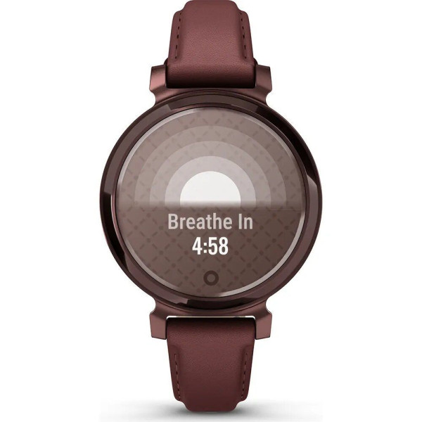 Смарт-часы Garmin Lily 2 Classic, темная бронза, кожаный ремешок цвета шелковицы