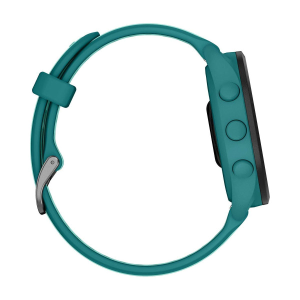 Смарт-часы Garmin Forerunner 165 Music, силиконовый ремешок цвета бирюзовый/аква