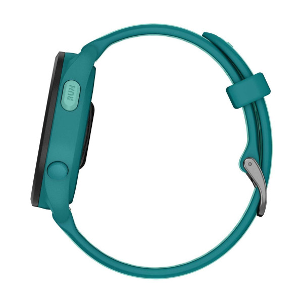 Смарт-часы Garmin Forerunner 165 Music, силиконовый ремешок цвета бирюзовый/аква