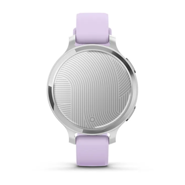 Смарт-годинник Garmin Lily 2 Active сріблястий з силіконовим ремінцем кольору фіолетовий жасмин