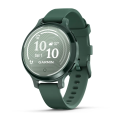 Смарт-годинник Garmin Lily 2 Active яшмово-зелені із зеленим силіконовим ремінцем