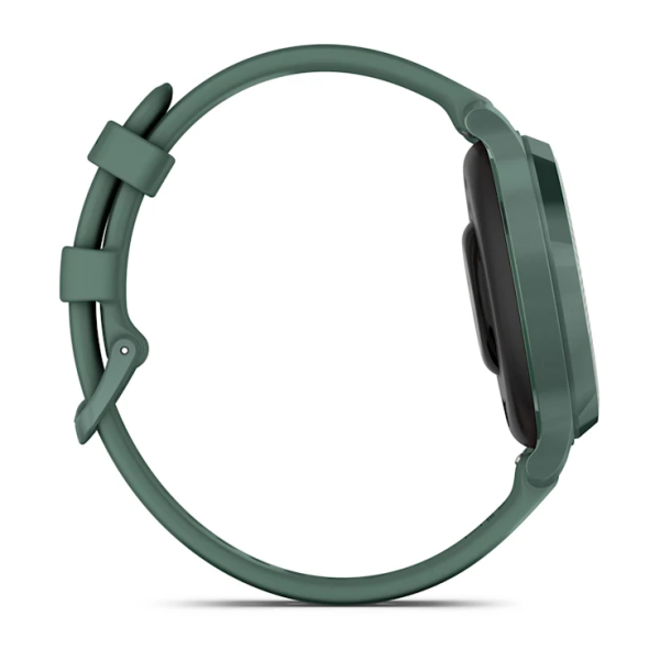 Смарт-часы Garmin Lily 2 Active яшмово-зеленые с зеленым силиконовым ремешком
