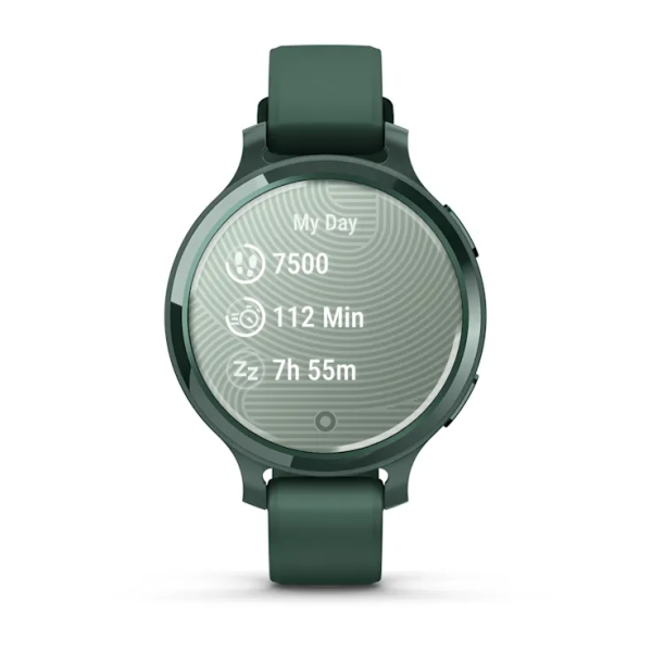 Смарт-часы Garmin Lily 2 Active яшмово-зеленые с зеленым силиконовым ремешком
