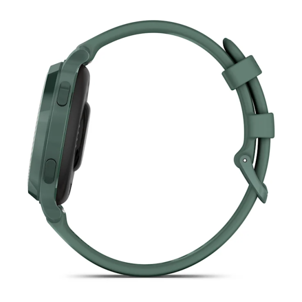 Смарт-часы Garmin Lily 2 Active яшмово-зеленые с зеленым силиконовым ремешком