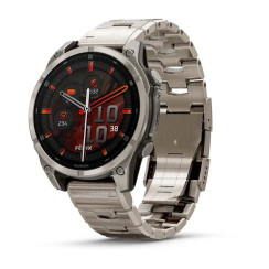 Garmin Fenix ​​8 Smartwatch – 47mm, AMOLED Sapphire, Titanium with Titanium Band