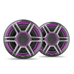 Fusion Apollo 6.5" Marine LED Speakers with Sport Gray Grilles