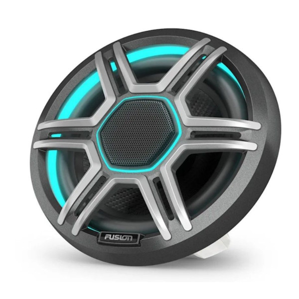 Fusion Apollo 7.7" Marine LED Speakers with Sport Gray Grilles