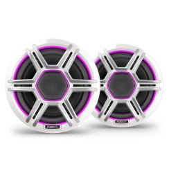 Fusion Apollo 8.8" Marine LED Speakers with Sport White Grilles