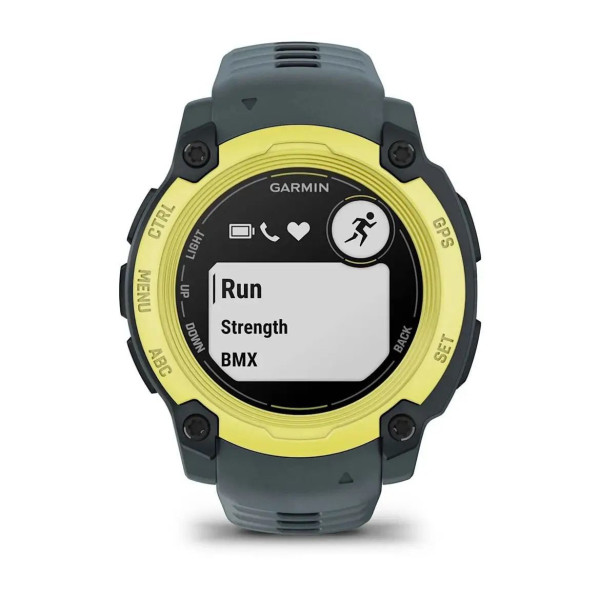 Смарт-годинник Garmin Instinct E (40 мм), колір лайм / сутінковий