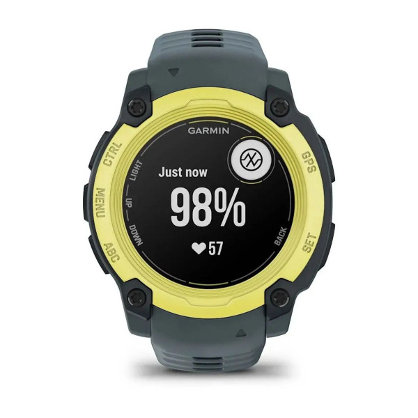 Смарт-годинник Garmin Instinct E (40 мм), колір лайм / сутінковий
