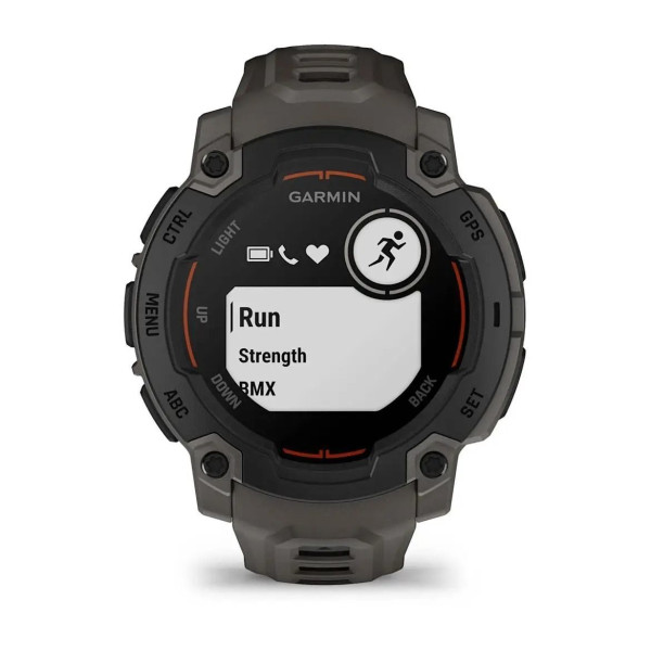 Смарт-часы Garmin Instinct E (45 мм) черные/угольные