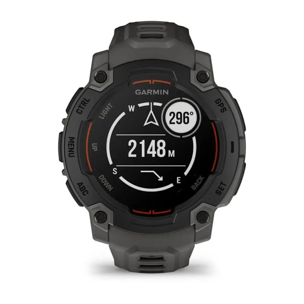 Смарт-часы Garmin Instinct E (45 мм) черные/угольные